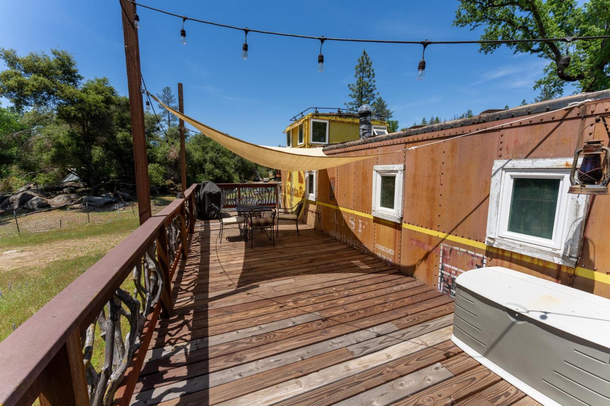 Villa Little Red Caboose Oakhurst Esterno foto