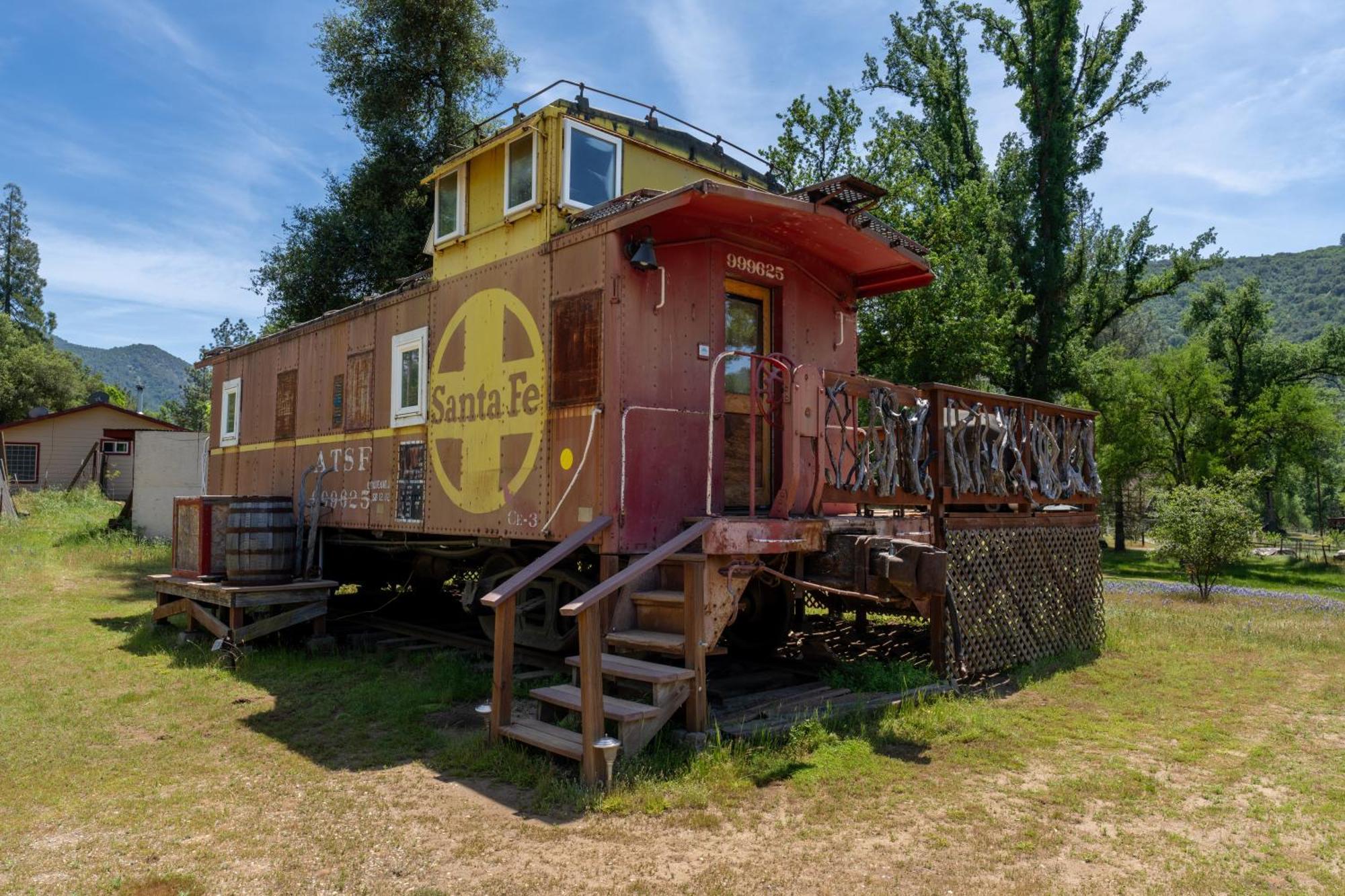 Villa Little Red Caboose Oakhurst Esterno foto