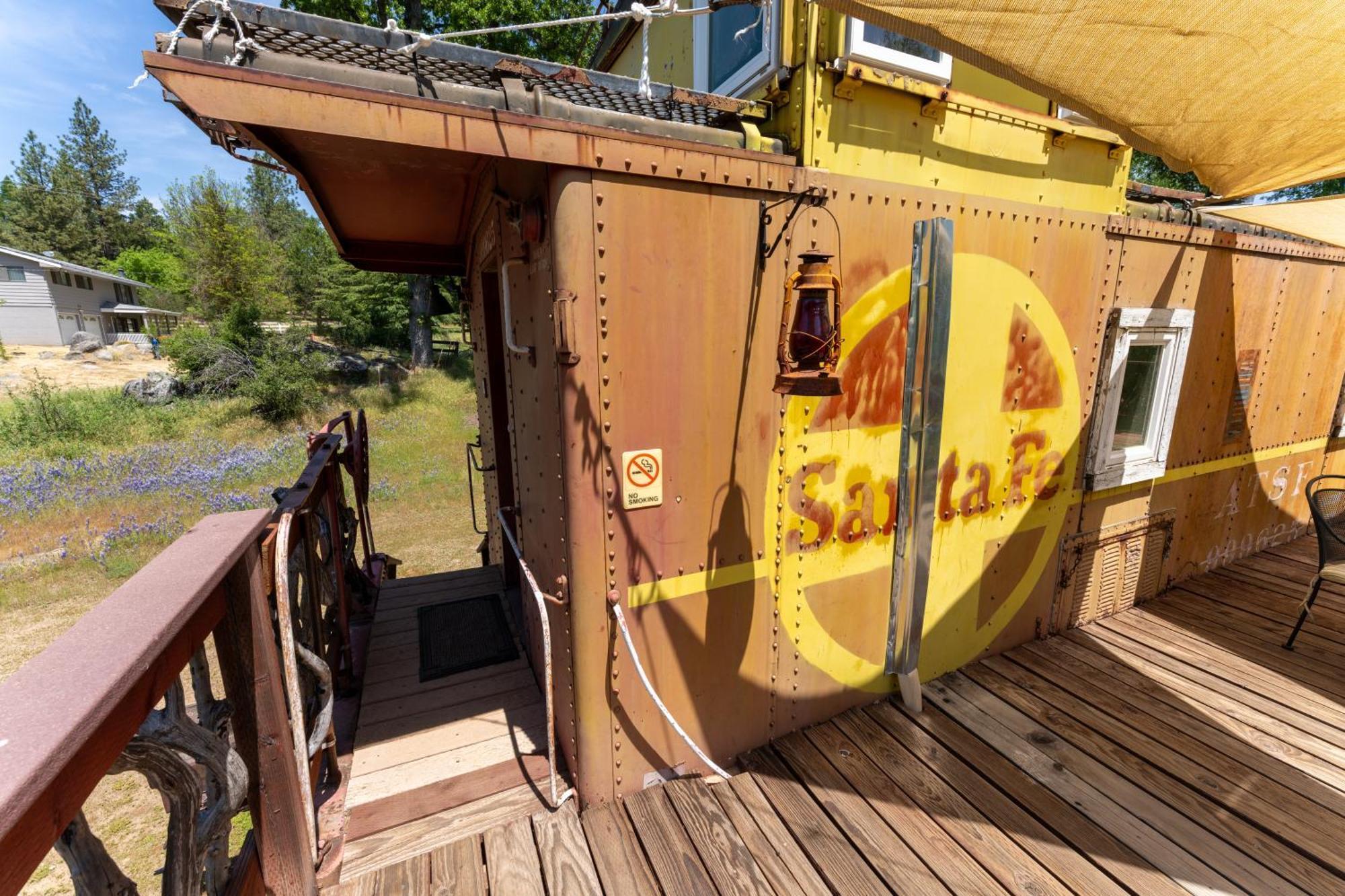 Villa Little Red Caboose Oakhurst Esterno foto