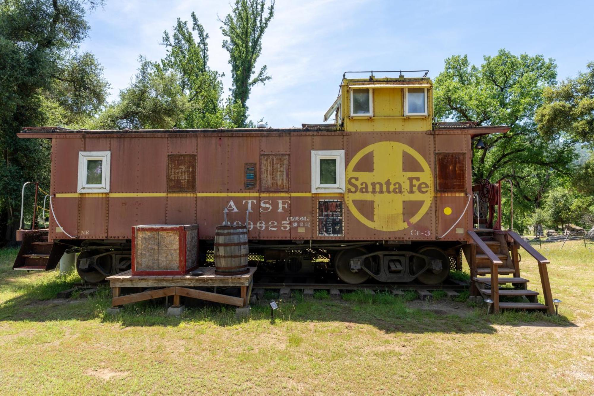 Villa Little Red Caboose Oakhurst Esterno foto