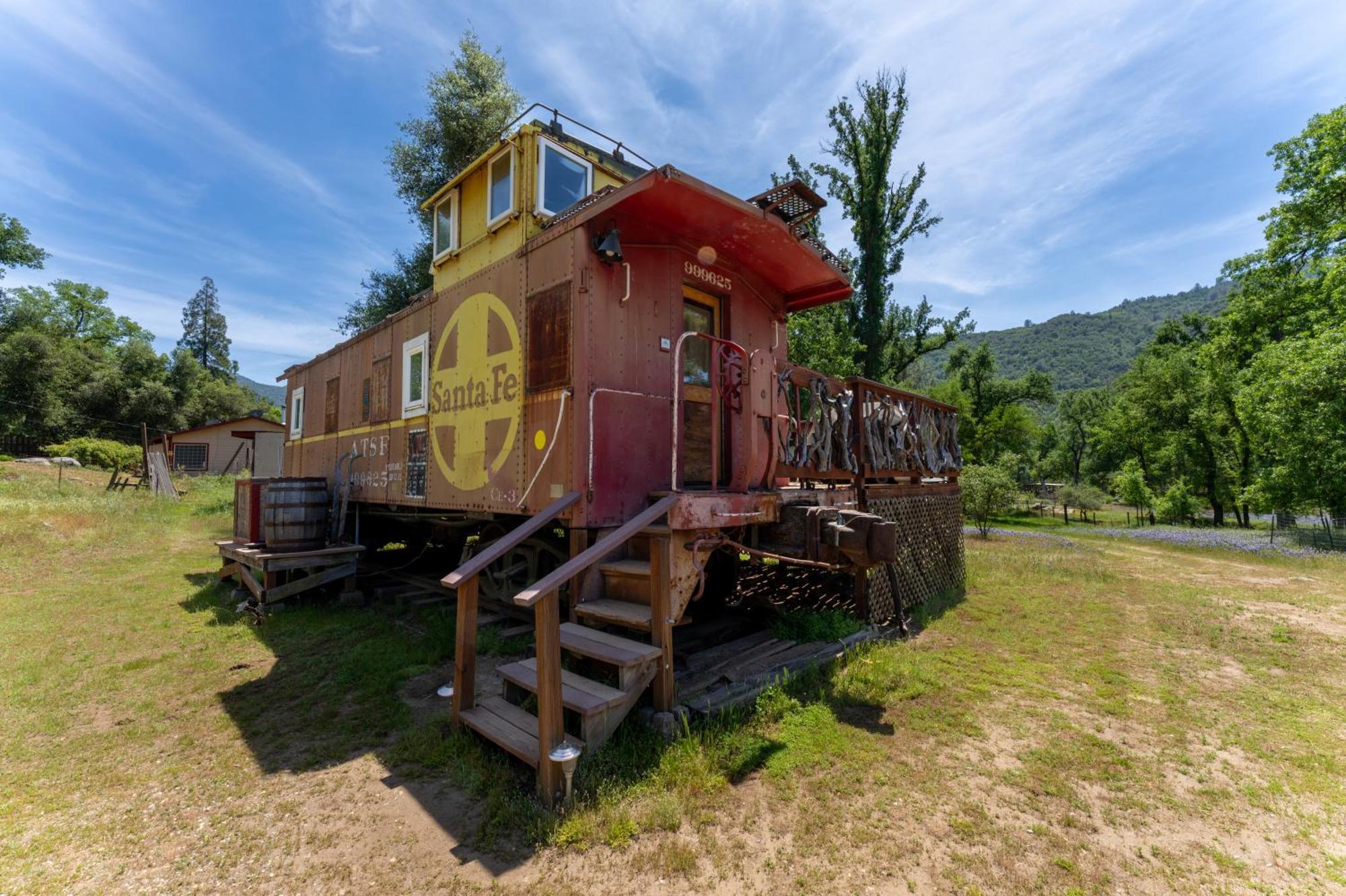 Villa Little Red Caboose Oakhurst Esterno foto