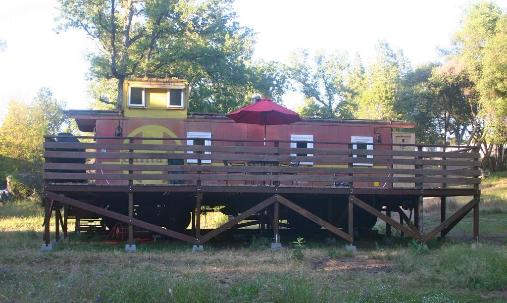 Villa Little Red Caboose Oakhurst Esterno foto