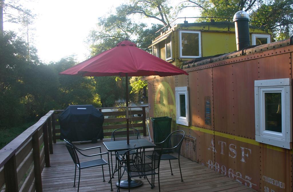 Villa Little Red Caboose Oakhurst Esterno foto